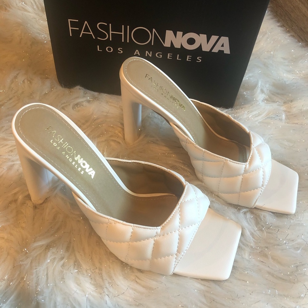 BRAND NEW white heels